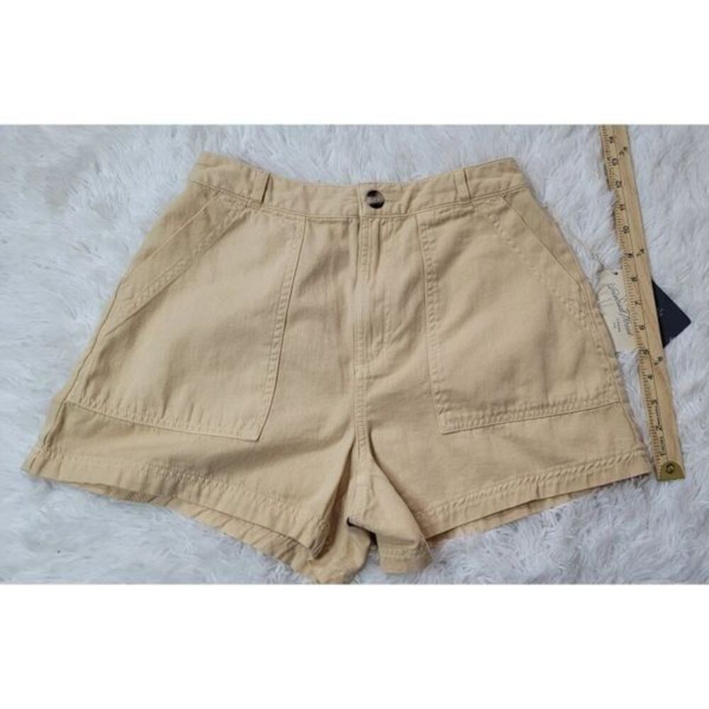 Universal Threads Linen Blend Tan Shorts Women's Size 4 NEW Tags